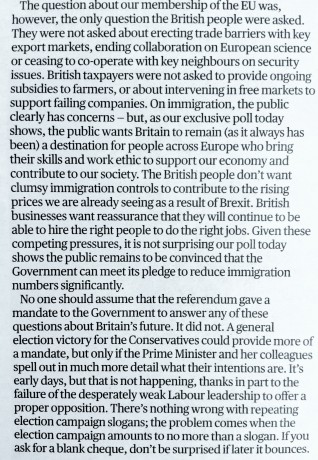 Brexit | Hard to take issue with a single word of the first Evening Standard editorial under its new editor, George Osborne