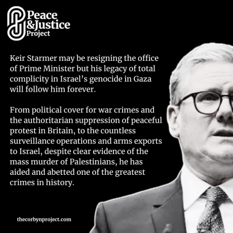 Starmer may resign office of Prime Minister-but legacy of total complicity in Israel’s genocide in Gaza will follow him forever