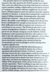 Brexit | Hard to take issue with a single word of the first Evening Standard editorial under its new editor, George Osborne