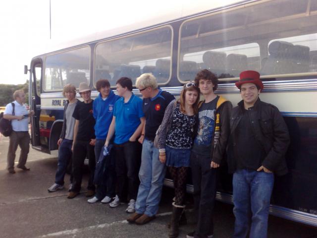 Geoff, Josh, Alex, Oli, Jed, Charlotte, James, Dag & The Royal Blue