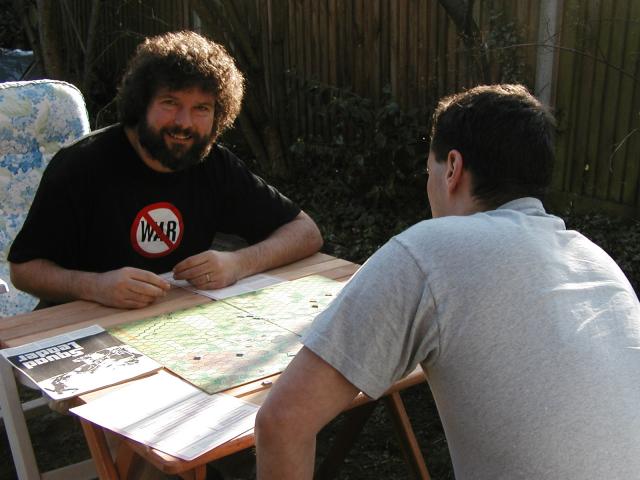 Russell & Nick hard at work gaming away